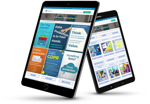 Infosec & GDPR security awareness posters. Infosec & GDPR security awareness posters.